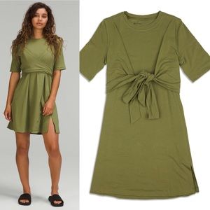NWT Lululemon wrap-front dress